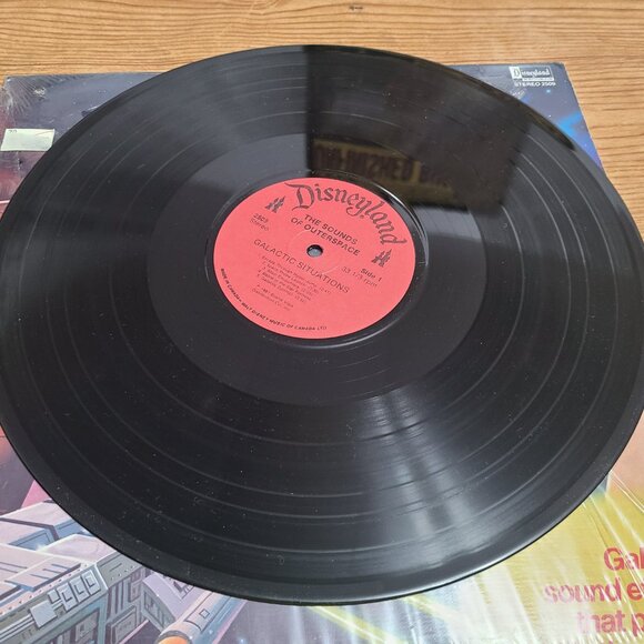 Walt Disney The Sound of Outerspace Vinyl LP (AS IS) - Picture 3 of 4